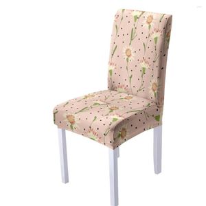 Housses de chaise élastiques botaniques, housse de salle à manger, de mariage, de maison, de coussin, de protection, Anti-poussière, décor de meubles pour fête de Banquet