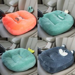 Couvre la chaise Cartoon Pratique de la voiture d'apprentissage en peluche accrue Coussin de siège Test de permis de conduire spécial épaissis 45 40 12cm