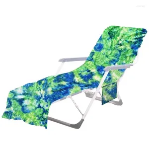 Stoelbedekkingen Chaise Lounge Cover No Sliding for Summer Outdoor MicroFiber Sunning Sun Patio Beach Pool