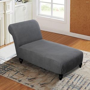 Fundas para sillas Chaise Lounge Funda de terciopelo Funda de lujo para sala de estar Estiramiento interior