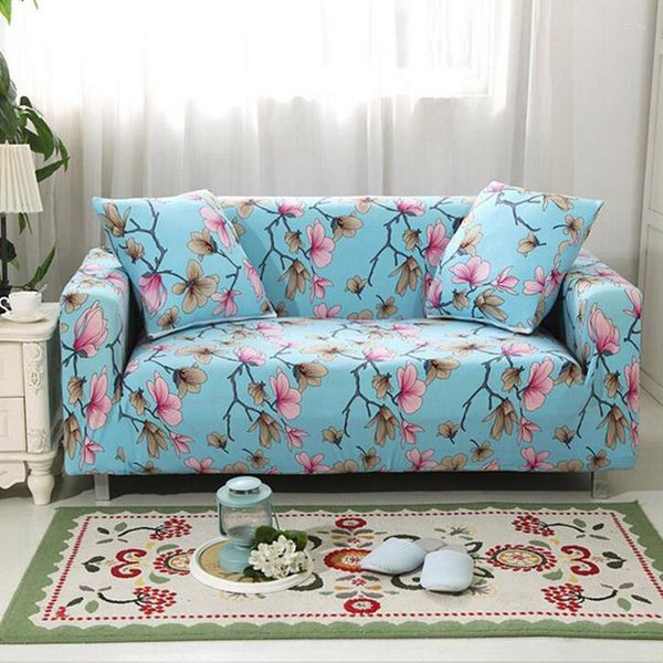 Housses de chaise impression de Style chinois housse de canapé rouge festive combinaison de tissu antidérapant extensible ensemble de serviettes tout compris CZ59