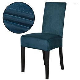 Cubiertas de silla Chiovenni Velvet Soft Cover Durable Lavable Funda de asiento Espesar Protector Cocina Comedor Housse de Chaise