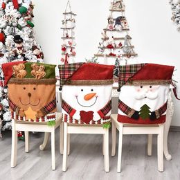 Housses de chaise, ensemble décoratif de noël, housse de poupée, ameublement européen et américain, 231128