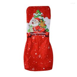 Housses De Chaise De Noël À Manger Couverture Élastique Housse Etui Stretch Pour La Fête El Banquet Housse De Chaise 2023