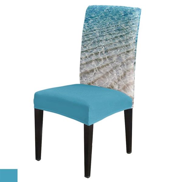 Chaise Couvre L'eau Claire Sur La Plage Spandex Couverture Bureau Banquet Protecteur Stretch Pour Salle À MangerChaise