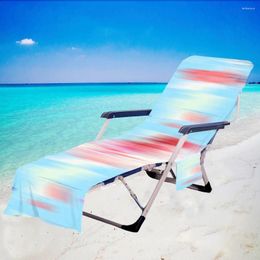 Cubiertas de silla Cubierta de toallas de playa de color