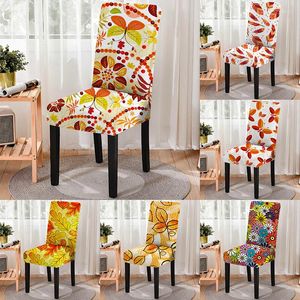 Stoelhoezen kleurrijke bloemenprint Verwijderbare hoes Hoge rug antidirty Protector Home Gaming Office Bean Bag