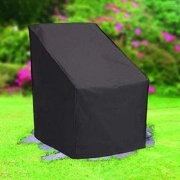Housses de chaise housse pratique grande capacité noir empilé poussière Oxford tissu meubles accessoires d'extérieur