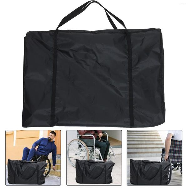 Fundas para sillas Conveniente bolsa de transporte para silla de ruedas Solución de almacenamiento liviana Saco de banco plegable Estuche de viaje Contenedor de asas plegable