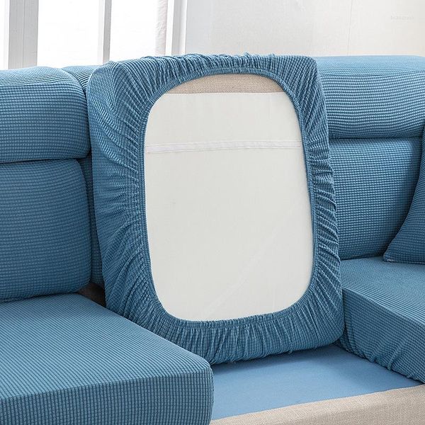 Housses de chaise Housse de canapé sectionnel en velours de maïs Simple moderne tout compris haute élasticité combinaison canapé Gor salon décor à la maison