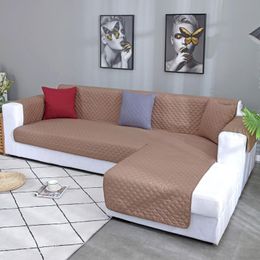 Stoelhoezen Corner Couch L Vorm Sofa Cover voor Woonkamer Antislip Gewatteerde Meubelbeschermer