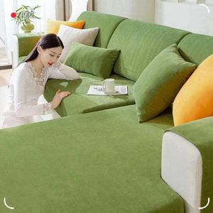 Housses de chaise en coton élastique, housse de canapé d'angle en forme de L, coussin 1/2/3/4 places, lavable et amovible