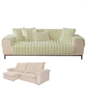 Cubiertas de silla Cubierta de sofá Sofá de felpa sintética Protector de muebles para perros Máquina para mascotas para niños