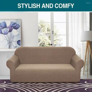 Couvre-chaise Coup Super Soft Stretchy Tissu canapa Cover Water Recultent Cushion sans glissement sans glissement Protection