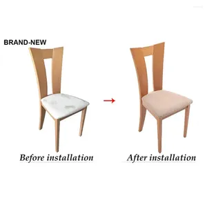 Cubiertas de sillas cubiertas fáciles de instalar una almohadilla dividida de cordón de dibujo fácil de estar sentado para la oficina