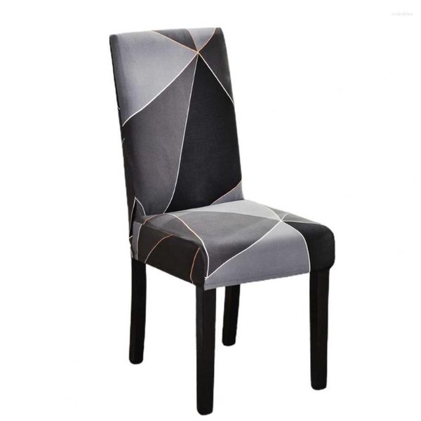 Housses de chaise Couverture Stretch Pratique Polyester Motif Géométrique Étui Universel Pour Usage Quotidien Textile de Maison