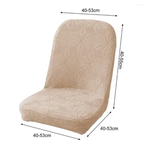 Cubiertas de sillas Cubierta con diseño de alto elástico Jacquard Protector de asiento antideslizante para la decoración del comedor del hogar