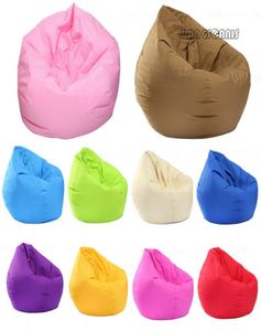 Stoelbedekkingen Creative Portable Lazy Bean Bag Cover Volwassenen Zittende bankbanken Game Seat Lounge Dust Protector Ottomaanse stoelen Single7888188