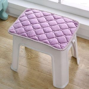 Chaise Couvre Coussin En Peluche Hiver Chaud Tabouret Épaississement Dans Le Rectangle Anti-dérapant Banc Étudiants