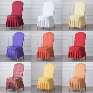 Les couvertures de chaise ont adapté aux besoins du client la couverture en gros d'El a joint le spandex/nylon de mariage de banquet de restaurant