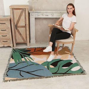 Stoelhoezen Decoratieve bank Cover Wall Tapestry Nap Deken Picknick Mat Volwassen Airplane Gebreide dekens Dropship Hoem Decor