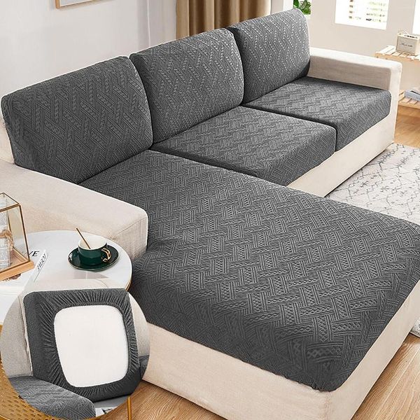 Housses de chaise Denim Slip pour canapés Universal Sofa Cover Wear High Elastic Non Polyester Furniture Couch Large