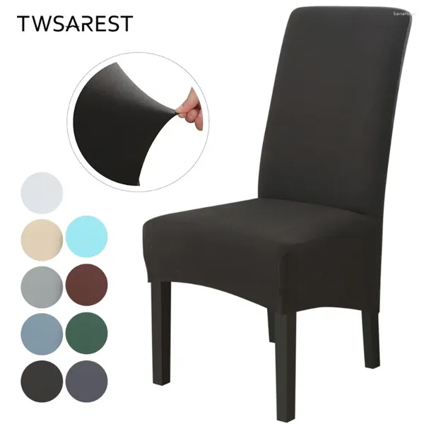 Couvre-chaise couvercle de salle à manger extensible Spandex Elastic Hlebcovers Rovers Amovable Anti-Dirty BackRest Seat For Wedding Banquet Home Decor