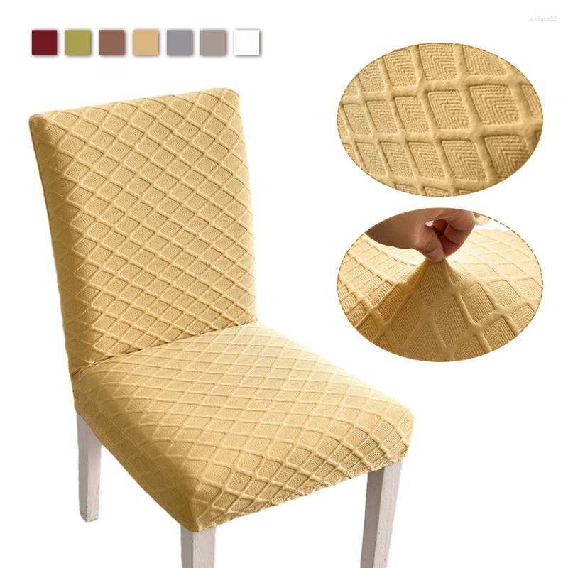 Chair Covers Dining Cover Stretchable Parson Slipcover Polyester Washable For Room Kitchen Bedroom Living Restaurant