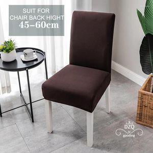 Couvre-chaise Couvre à manger Souper pour le banquet de bureau de mariage Habinet Houe Spandex Case chaise