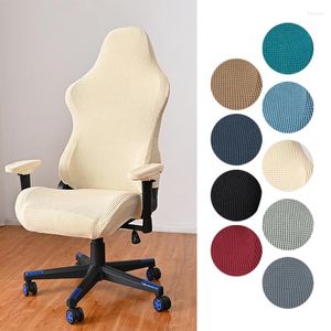 Chaise Couvre E-sports Couverture Couleur Unie Siège Cas Antifouling Fauteuil Housse Élastique Tabouret Bureau En Gros