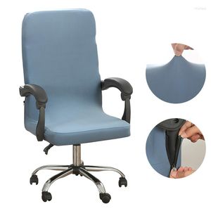 Housses de chaise Élastique Anti-sale Rotatif Stretch Bureau Ordinateur Couverture Facile Lavable Amovible Gamer