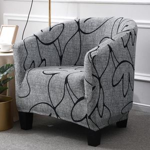 Housses de chaise élastiques pour baignoire, fauteuil, canapé, semi-circulaire, simple, anti-poussière, lavable, pour meubles, qualité