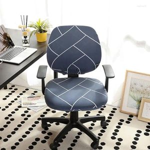 Stoelbedekkingen Elastische deksel Duurzame Stretch Spandex Office SLIPCOVER Anti Dust Game Computer Fauteuilstoel voor Home