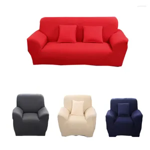 Couvre-chaise Couvre élastique Couverture de canapé non glissée Couleur de couleur Couchure