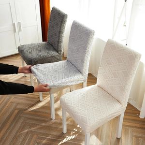 Couvriers de chaise élastique Roard Jacquard Cover Home Spandex Stretch Hlebcovers Seat Kitchen Dining Room Wedding Banquet