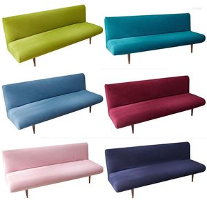 Stoel bedekt elastische bank sofa sets van vier seizoenen verdikt vouwbed zonder armleuning
