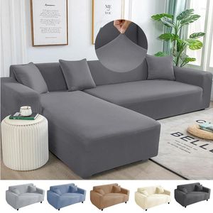 Stoelbedekkingen Elastische bank Cover Slipcover voor woonkamer Stretch Spandex fauteuil fauteuil 1/2/3/4 zithoek L Vormbank