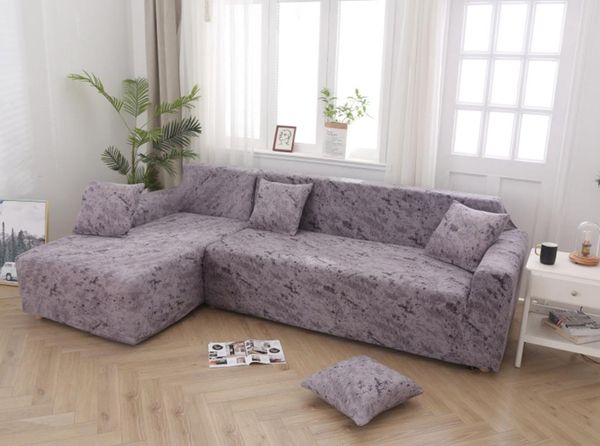 Housses de chaise Élastique Housse De Canapé Splash Encre Gris Fumé Couleur Pour Salon Canapés Serviette Antidérapant Canapé Lit Animaux Strech