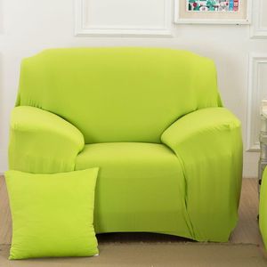 Housses de chaise Housse de canapé élastique Fabricant universel Vente en gros de couleur unie Coussin double à trois combinaisons