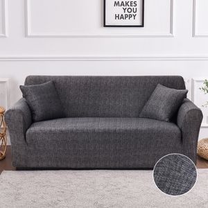 Stoelhoezen Elastische Bank voor Woonkamer Geometrische Fauteuil Loveseat Couch Cover Hoek L-vormige Bestelling nodig 2 stuks 230923