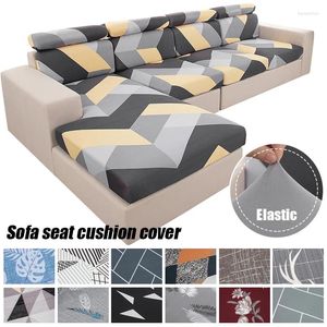 Stoelbedekkingen Elastische bank Zitkussen Cushion Cover Pet Kindermeubilair Beschermer Stretchable Wasbaar Verwijderbare Slipcover 1/2/3/4 zeur