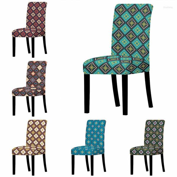 Cubiertas de silla la cubierta elástica spandex sillas de comedor estiramiento de la oficina cojín de playa asiento decoración del hogar