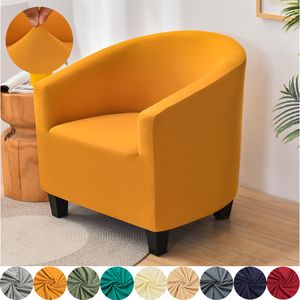 Housses de chaise Housse de canapé élastique en spandex Relax Stretch Housse de canapé de club monoplace pour salon Protecteur de fauteuil antidérapant 230921