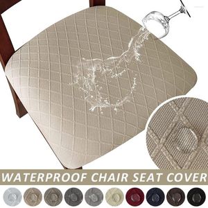 Cubiertas de silla cubierta impermeable elástica Jacquard SEAT CHUCHING Slubevers para la oficina El banquete de la sala de estar 1 PCS
