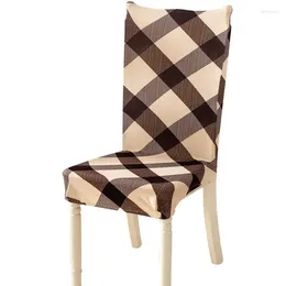 Stoelbedekkingen Elastische trouwstoel Cover Stretch Protector Slipcovers keukenstoelen meubels Home