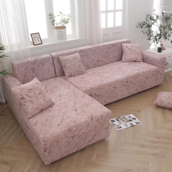 Couvre-chaise Elasticity Polyester Sofa Cover de haute qualité Protector Couleur de couleur Couleur de fleur Imprimée poussière Utilisation pour le salon