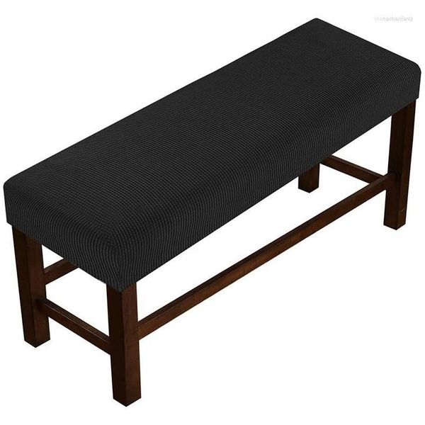 Cubiertas de silla Ers Polar Fleece Mesa de comedor antideslizante y Er Tela a cuadros Extraíble Lavable El Cocina Hogar Caja de banco larga Drop Entregar Dhgio