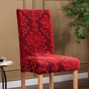 Housses de chaise Housse Jacquard européenne Une pièce Stretch Sans bras Élastique Siège El Decor Housse Protecteur