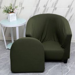 Stoelbedekkingen europus-stijl All-Inclusive Stretch Single Sofa Cover Internet Cafe El Coffee Shop