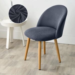 Housses de chaise Style européen élastique incurvé couverture à dossier bas polaire fauteuil étui adapté à la cuisine El Restaurant maison